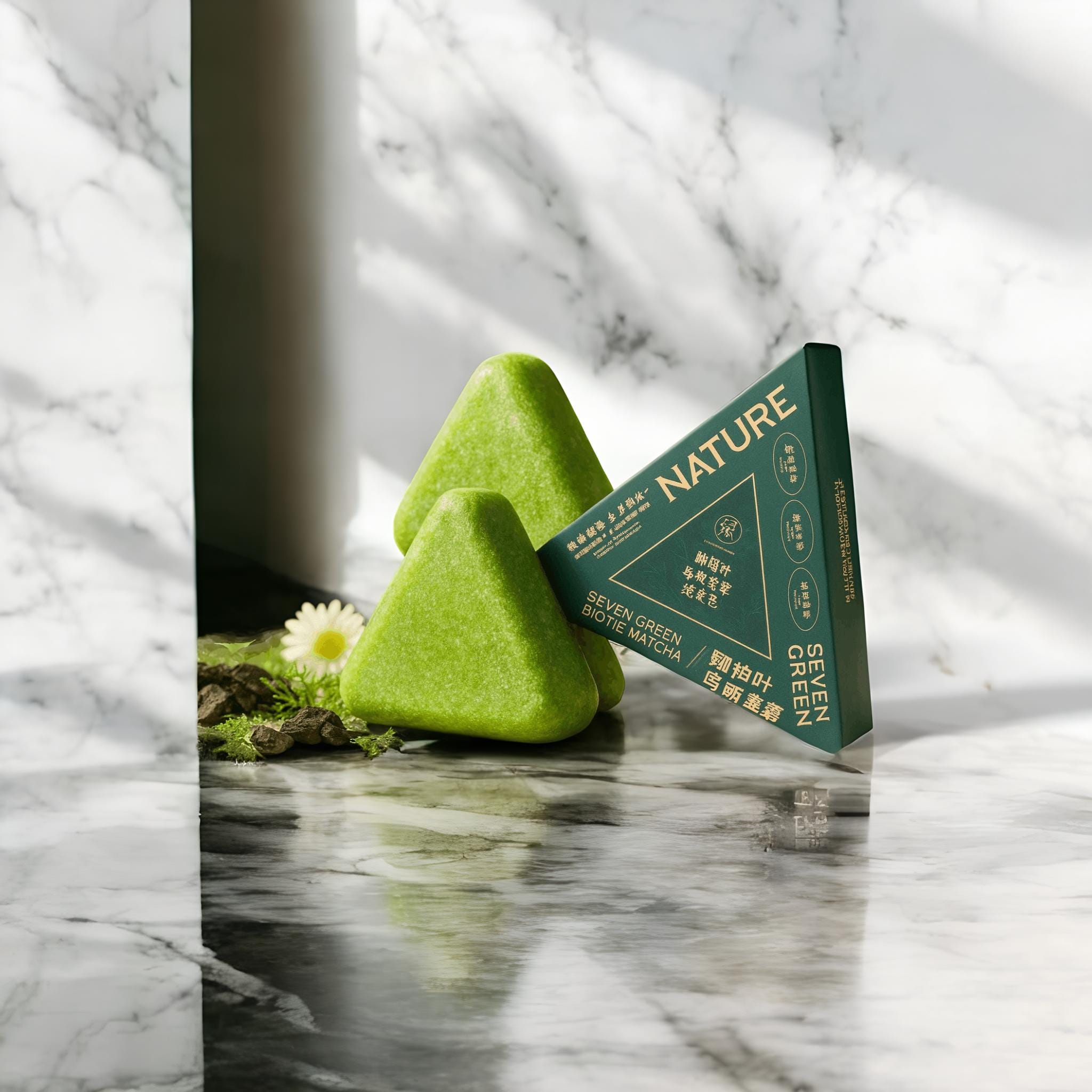Nature Herbal Triangle Green Soap (Original)