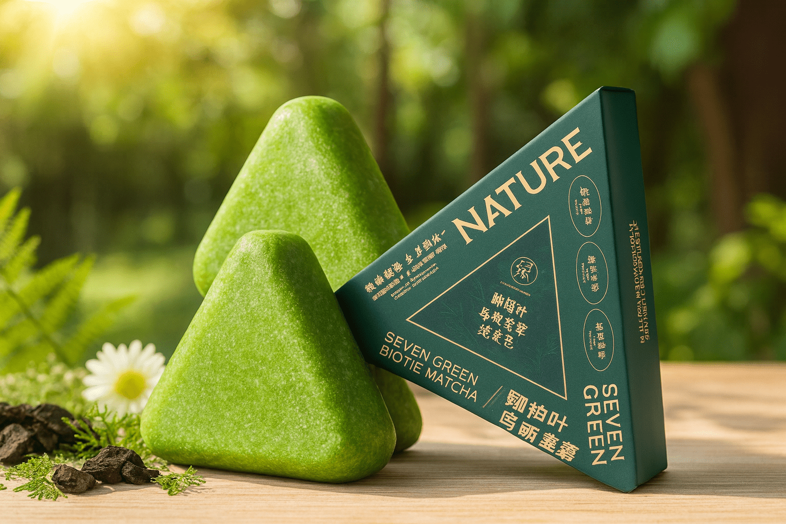 Nature Herbal Triangle Green Soap (Original)
